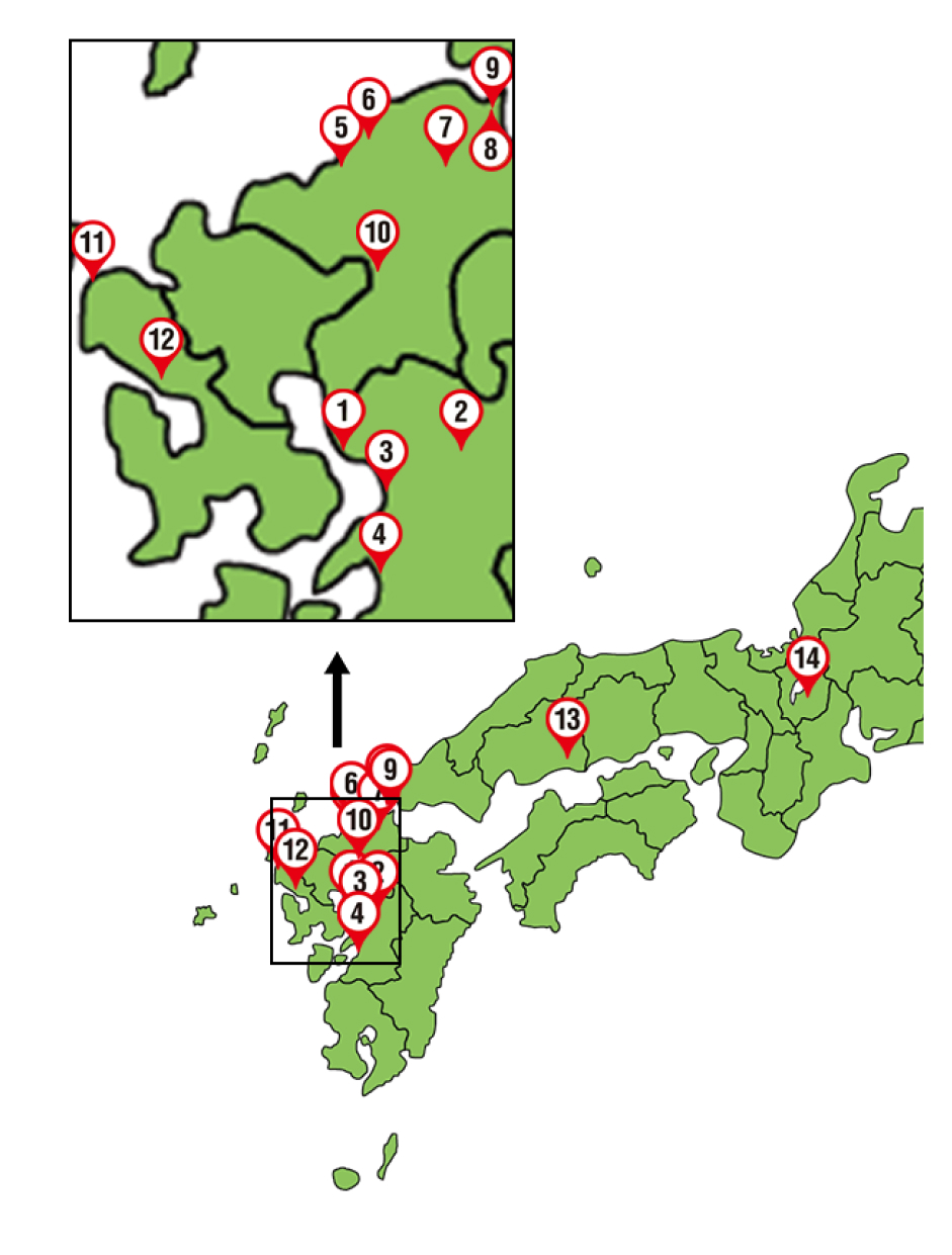 営業所地図