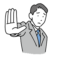 断りのイメージアイコン